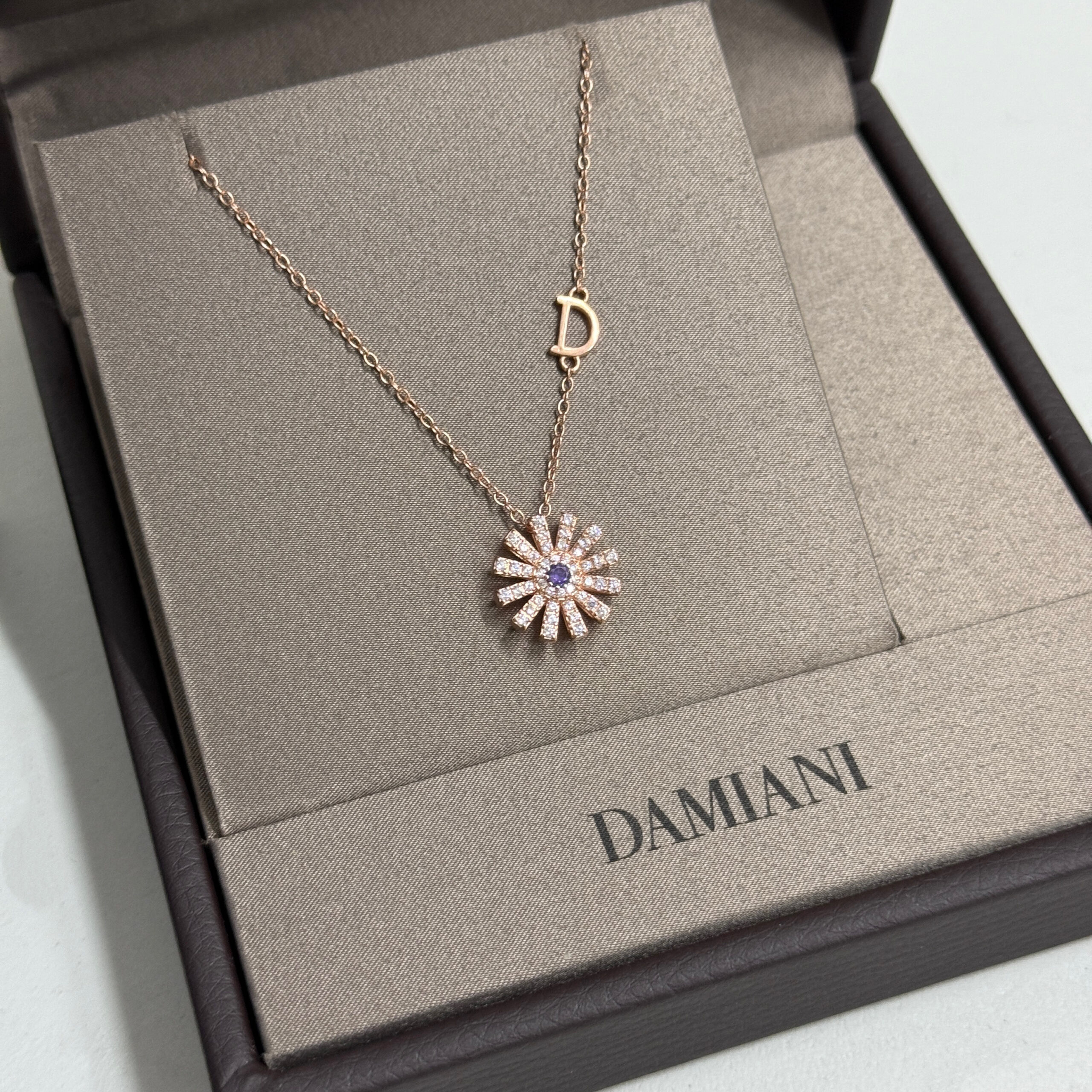 925 Sterling Silver Daisy Necklace - Image 3